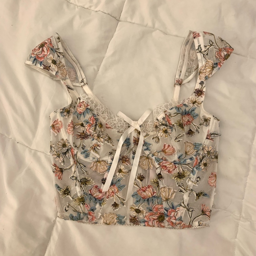 Victoria’s Secret tiktok viral corset top unlined bra top dream angels 34C